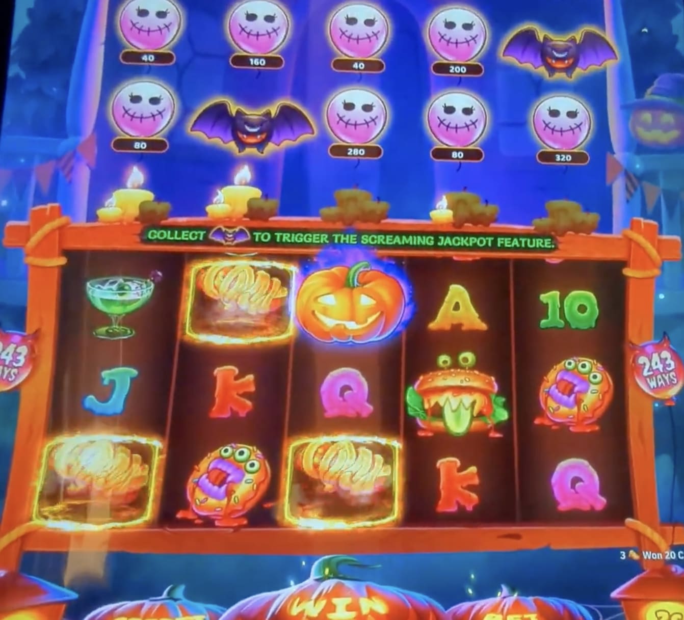 Screaming Mansion slot machine