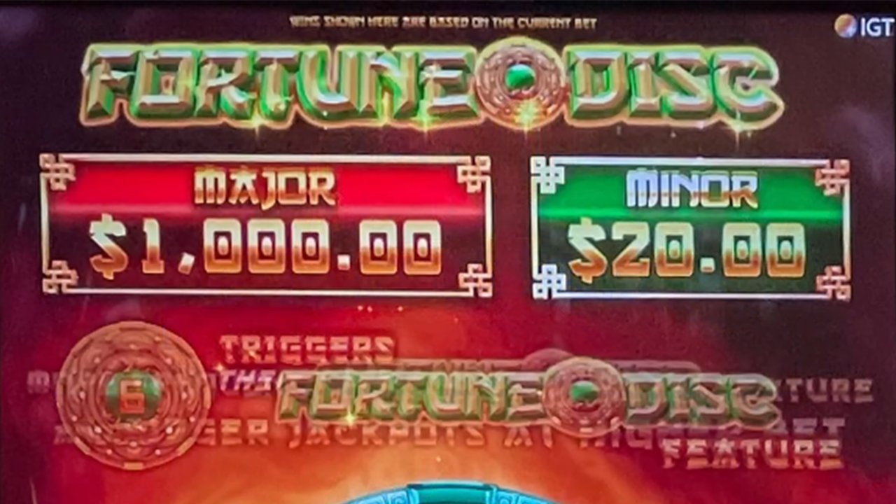 fortune disc slot machine