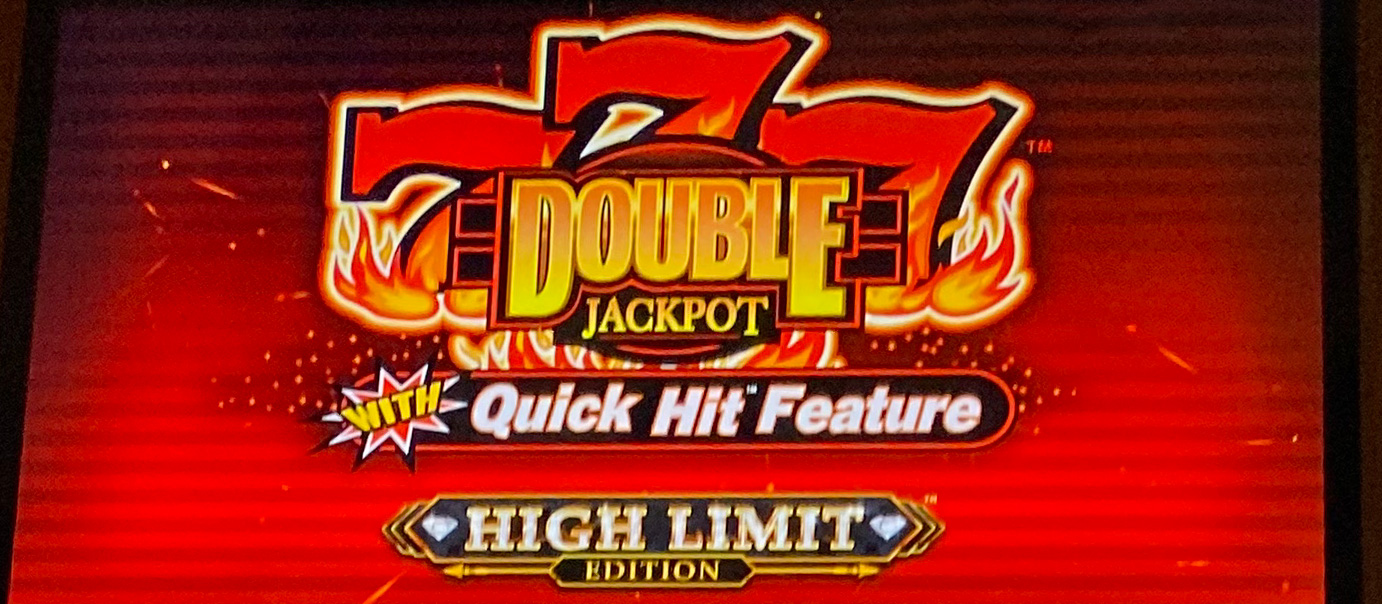 Double Jackpot Blazing 7s With Quick Hit Feature: High Limit Edition slot machine