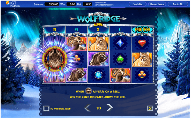 wolf ridge slot machine