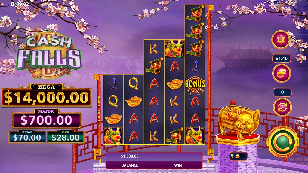 Cash Falls: Huo Zhu slot machine