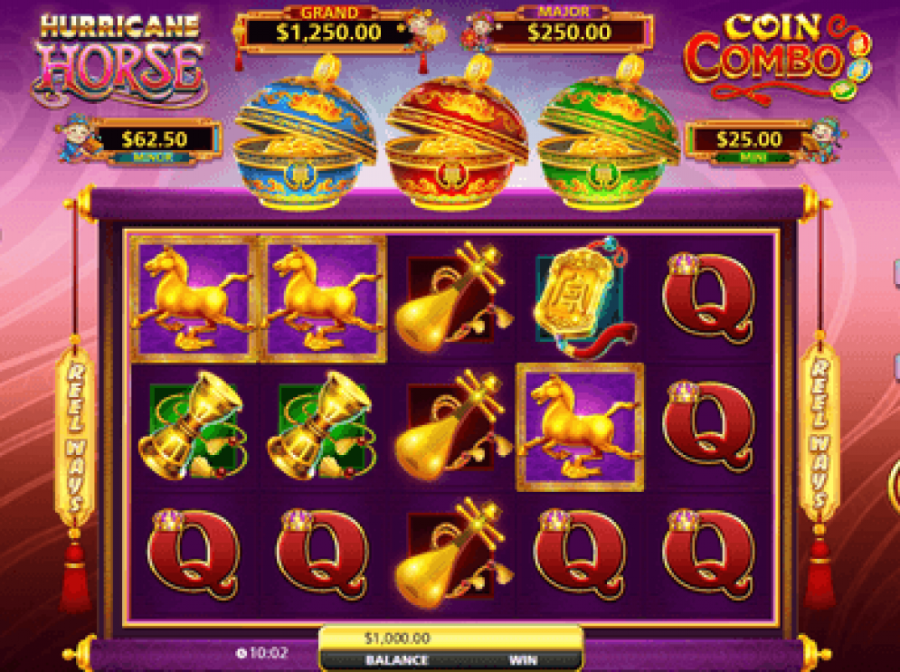 Coin Combo: Hurricane horse slot machine
