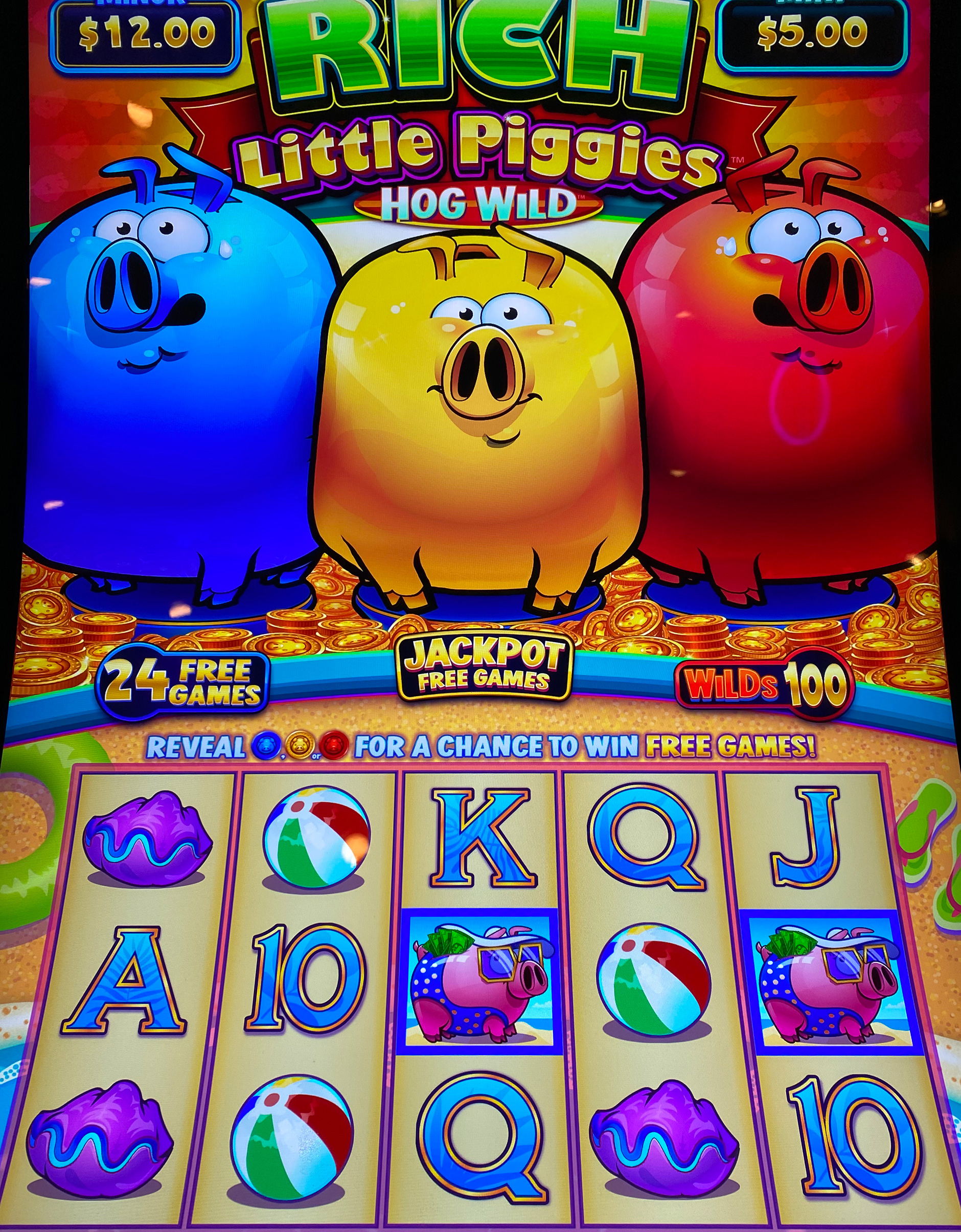 rich little piggies hog wild slot machine