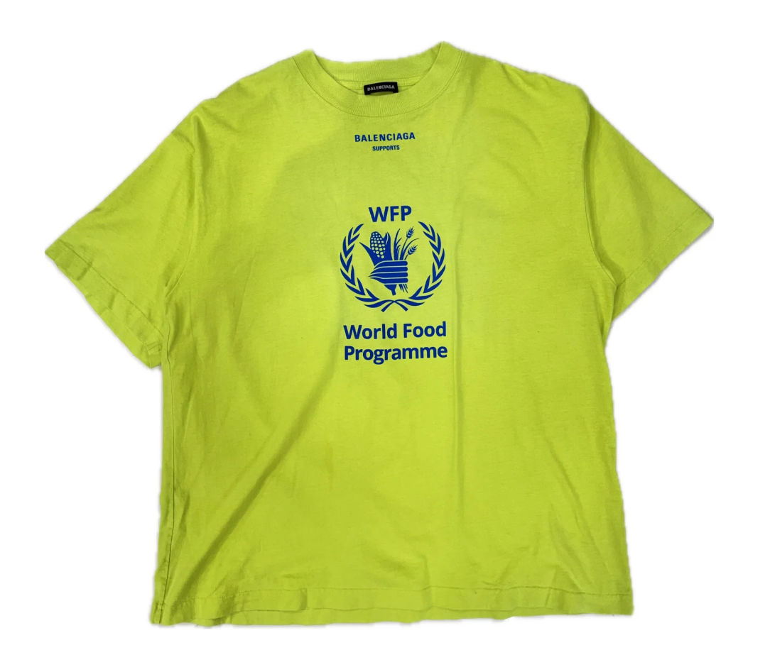 Size XL Balenciaga WFP Tee “Neon Green”