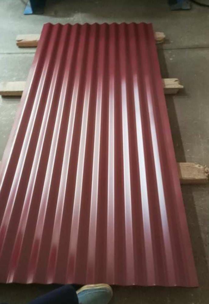 Zinco Corrugated® - Maroon_Brick_Red