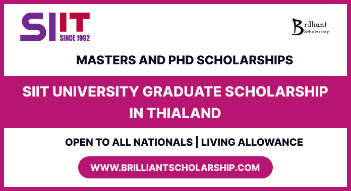 SIIT University Graduate Scholarship 2026 for International Students in Thailand scholarship