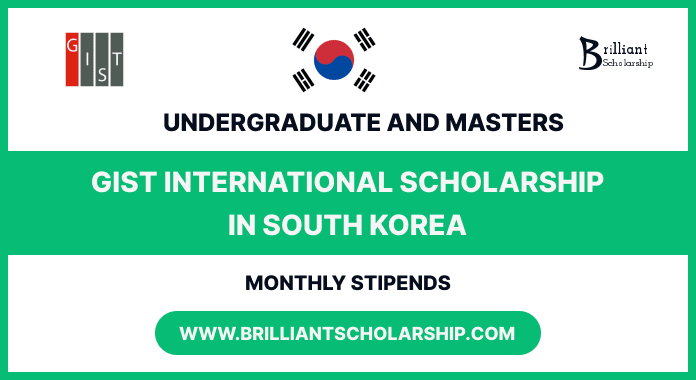 GIST Global Intern Program (GIP) for International Students scholarship