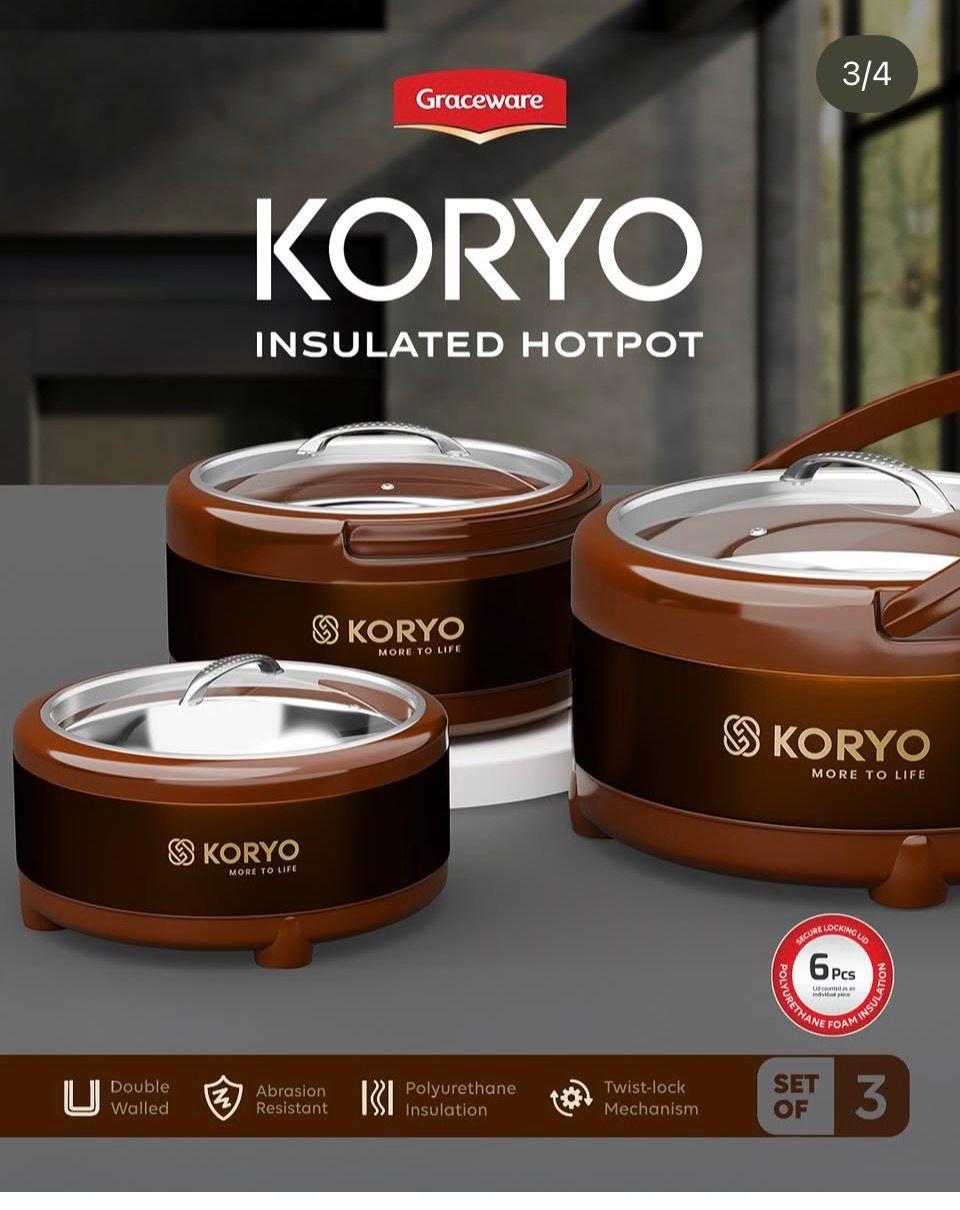 Koryo Insulated Hotpot 3pc Gift Set