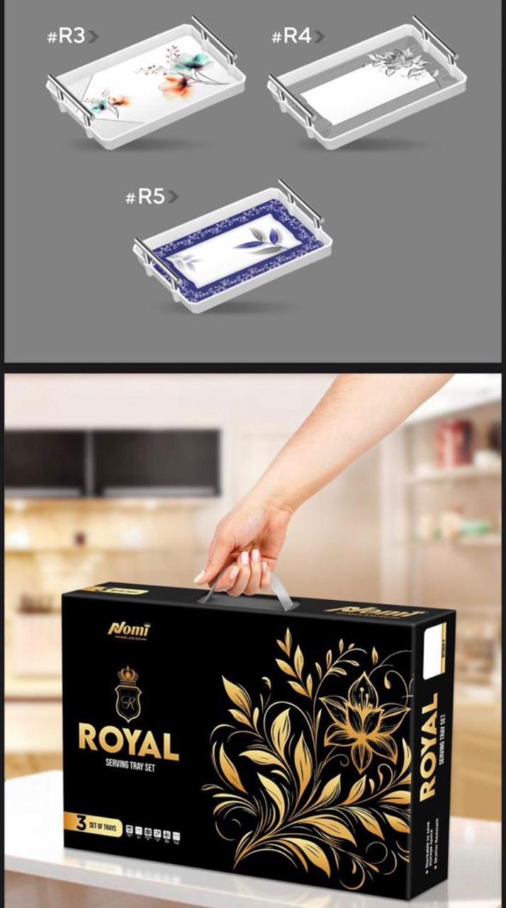 Royal 3pc Tray Set