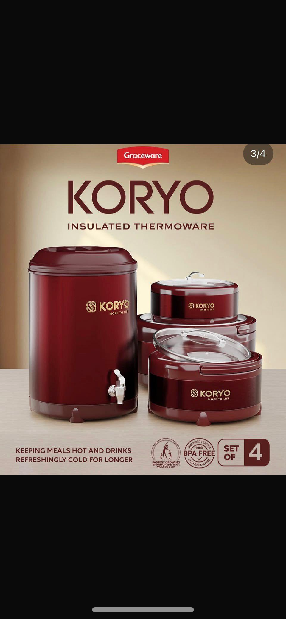 Koryo Insulated Thermoware 4pc Gift Set thumbnail 2