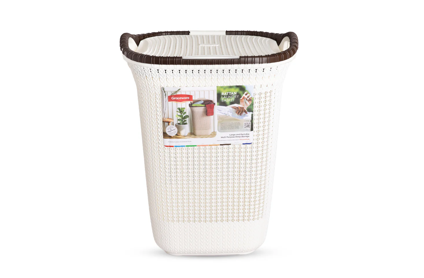 Rattan grace basket thumbnail 3
