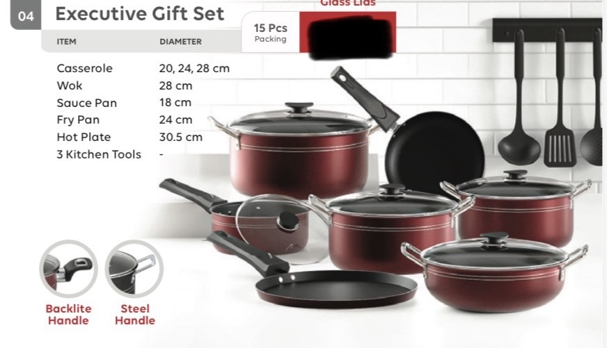 Executive nonstick set 15pcs