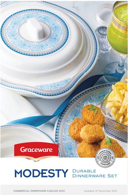 Modesty double glazed 80 pcs dinner