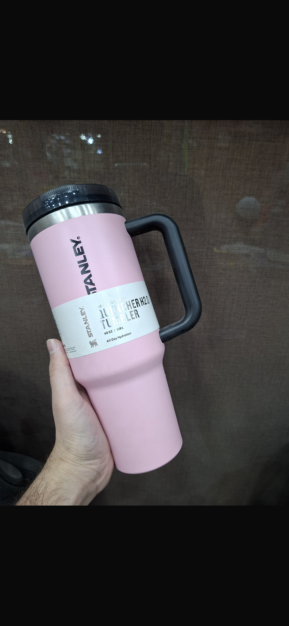 Pink quencher tumbler 40oz