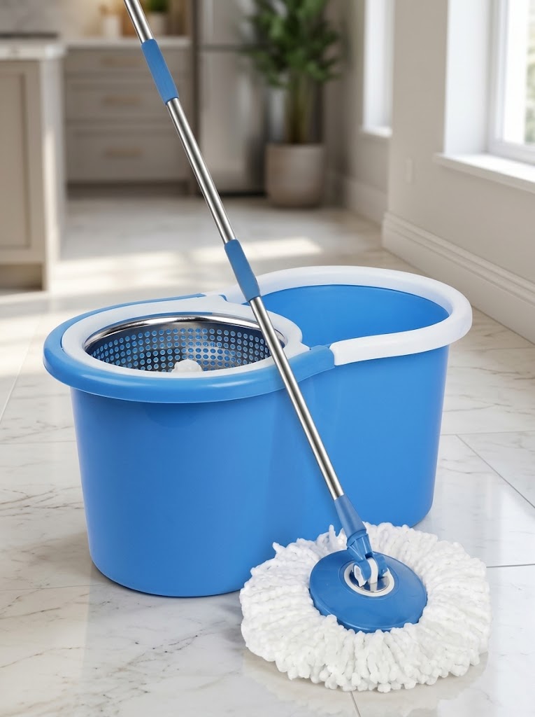 360° Spin Mop & Bucket Cleaning System – Premium Floor Cleaner Set