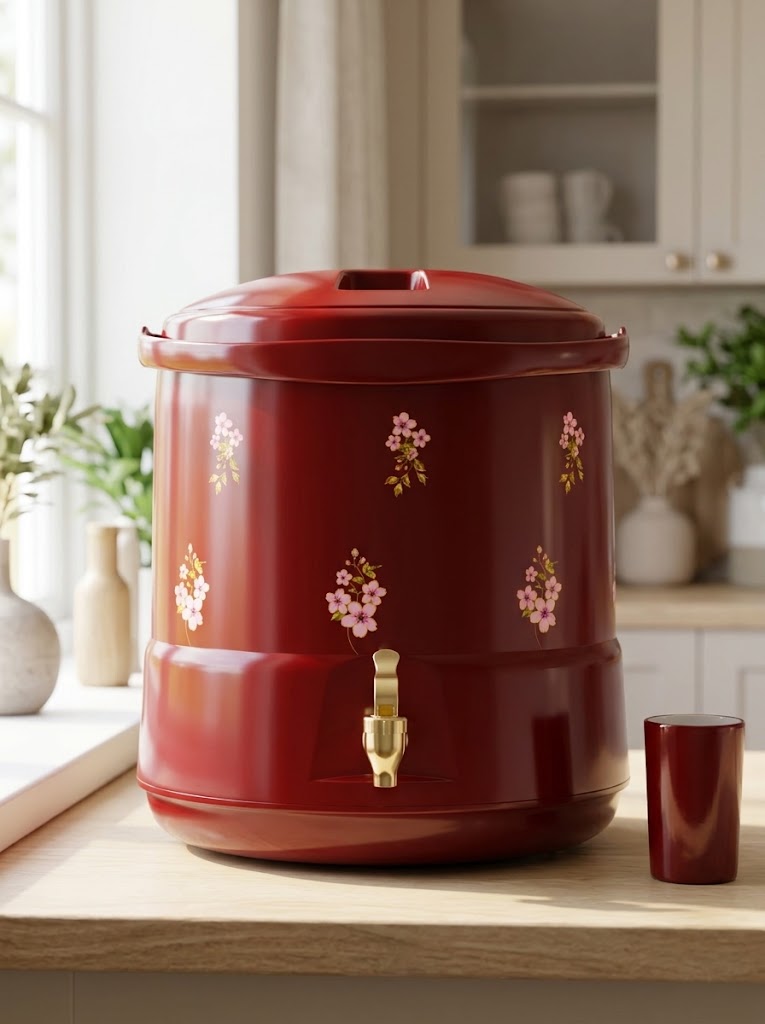 Flow Water Cooler — 4 Litre — Crimson Royale