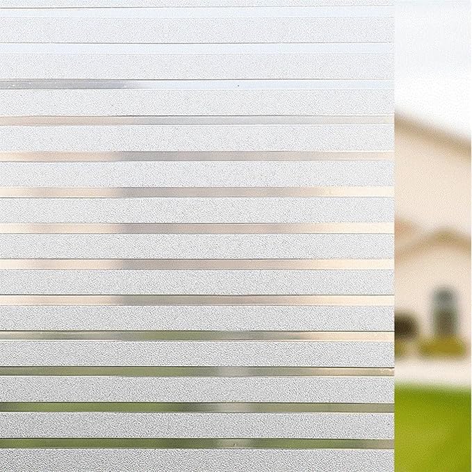 Striped Privacy Window Film