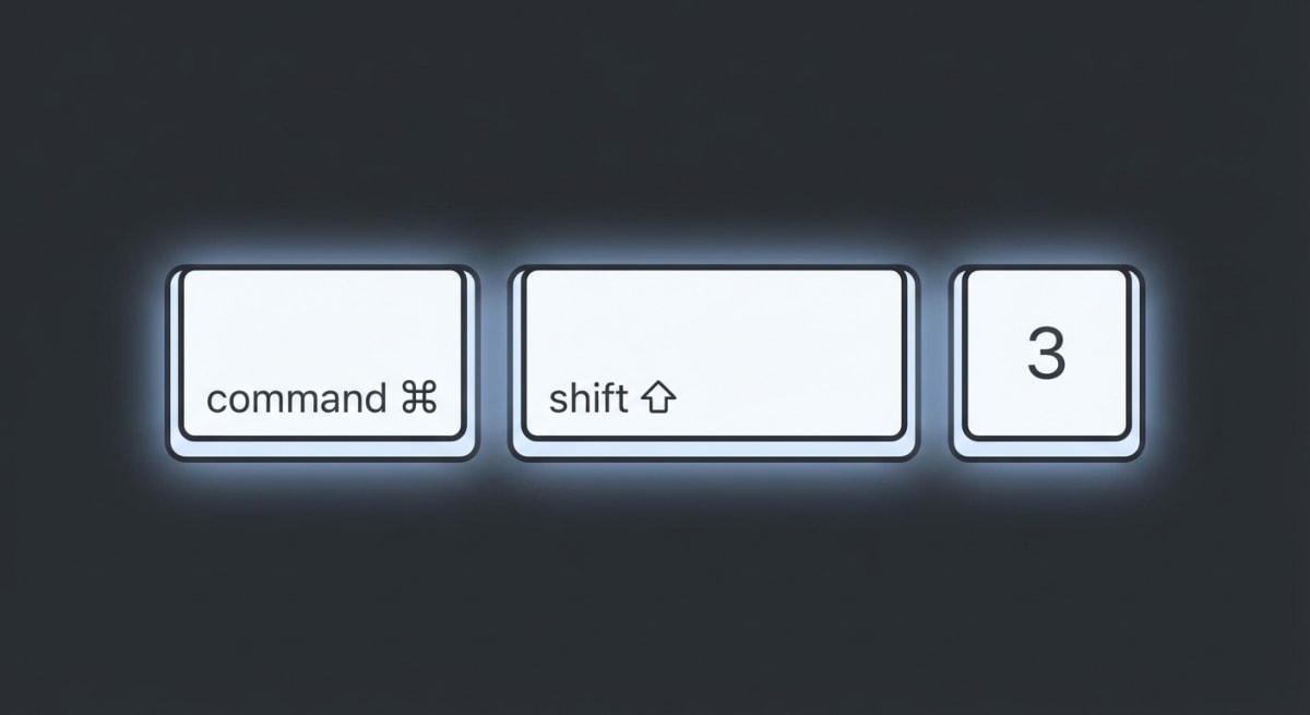 Keyboard shortcut keys for Mac screenshots