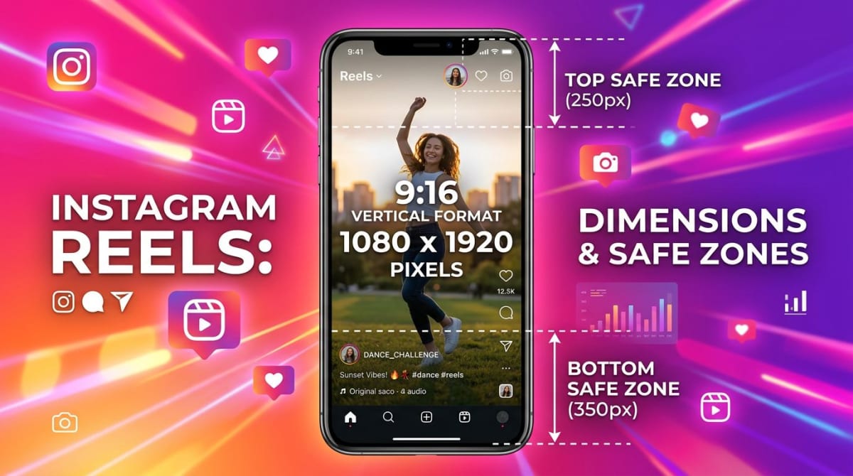 Instagram Reels Größe 2026: Maße & Spezifikationen