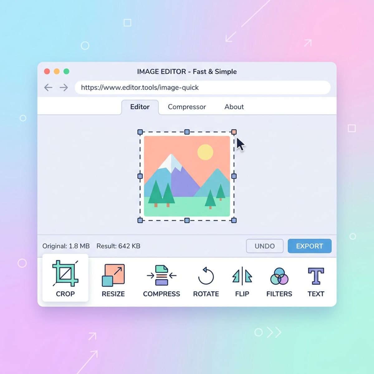 Browser-based online tools for quick image editing tasks
