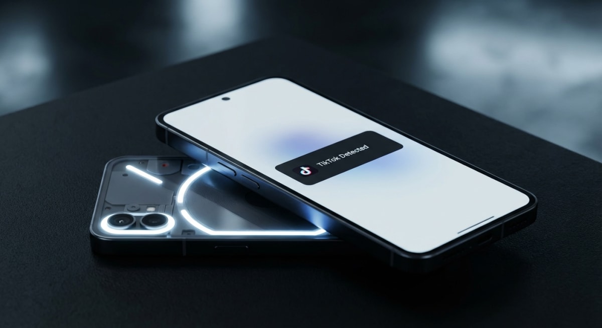 Nothing Phone TikTok Detected popup