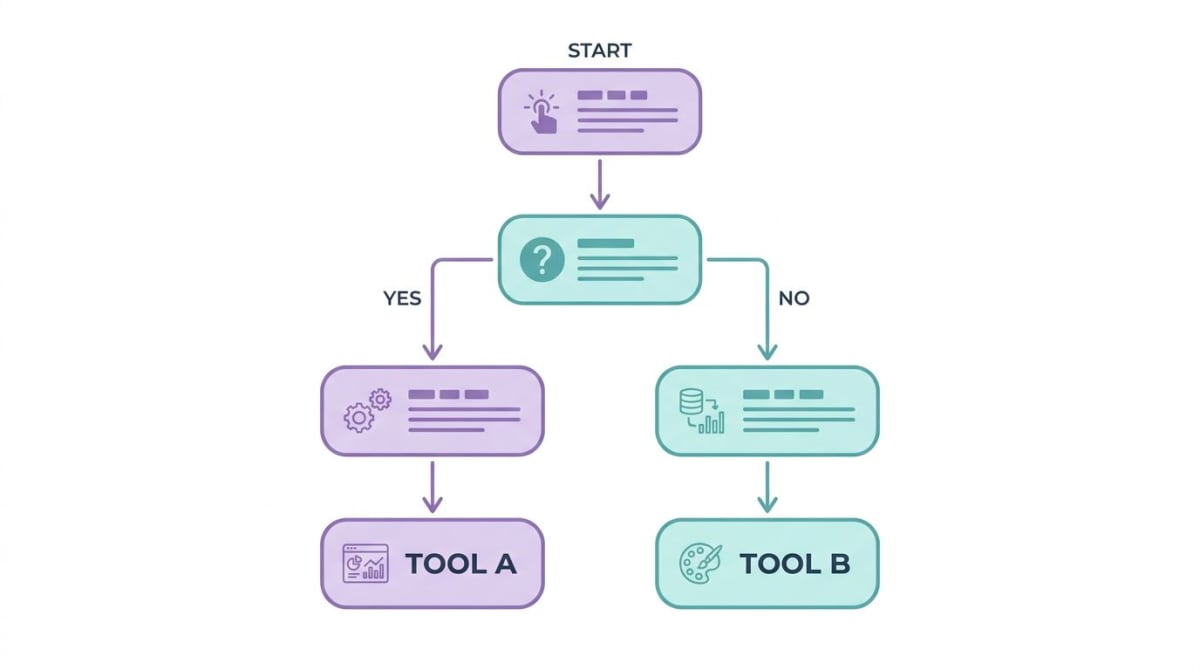 Decision flowchart for choosing Loom or Vidyard