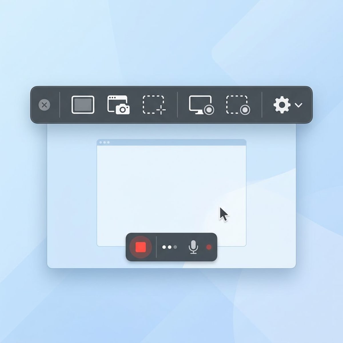 How to screen record on MacBook using the Screenshot toolbar options