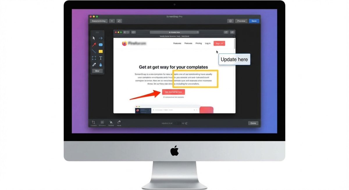 Desktop annotation tools interface