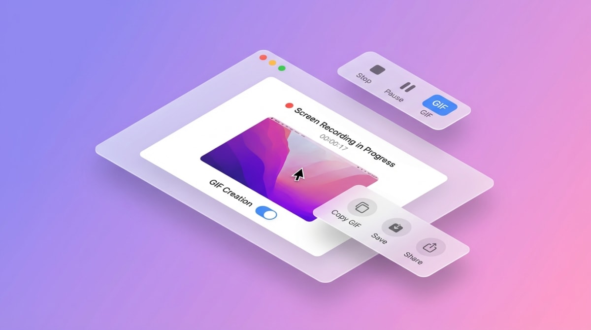 CleanShot X screen recording and GIF features