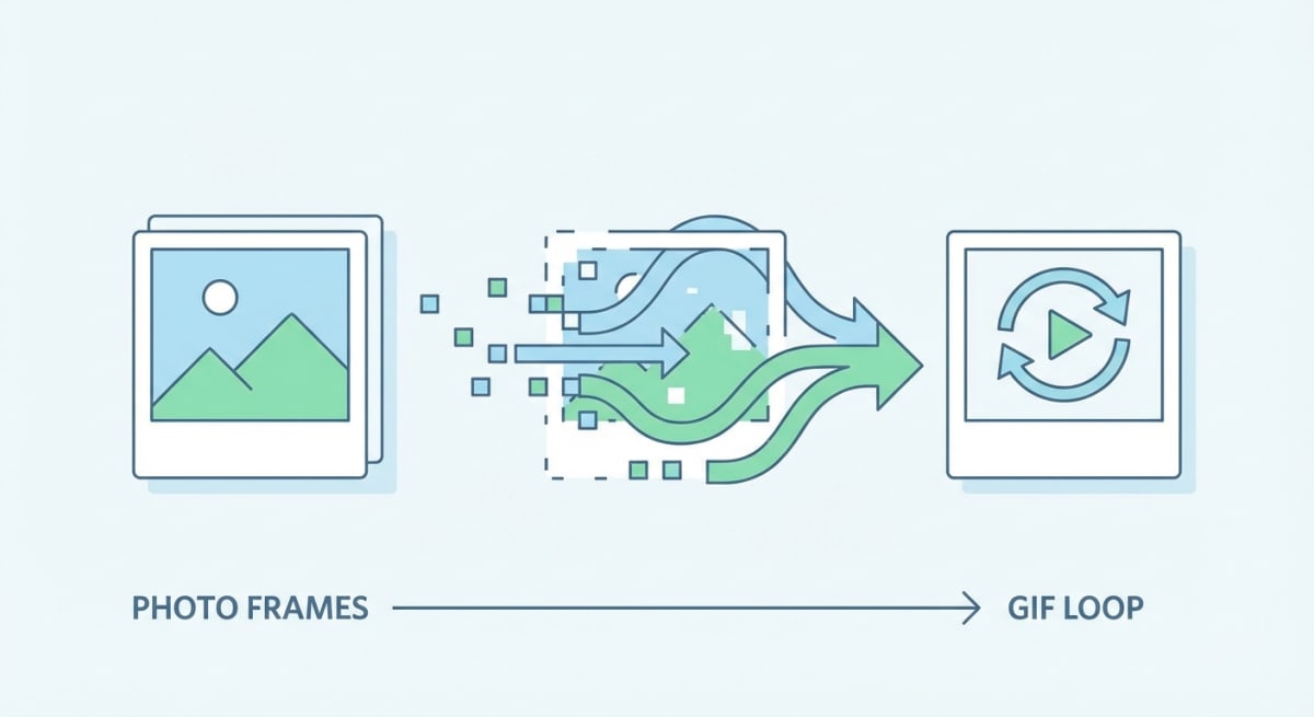 Images being converted into an animated GIF