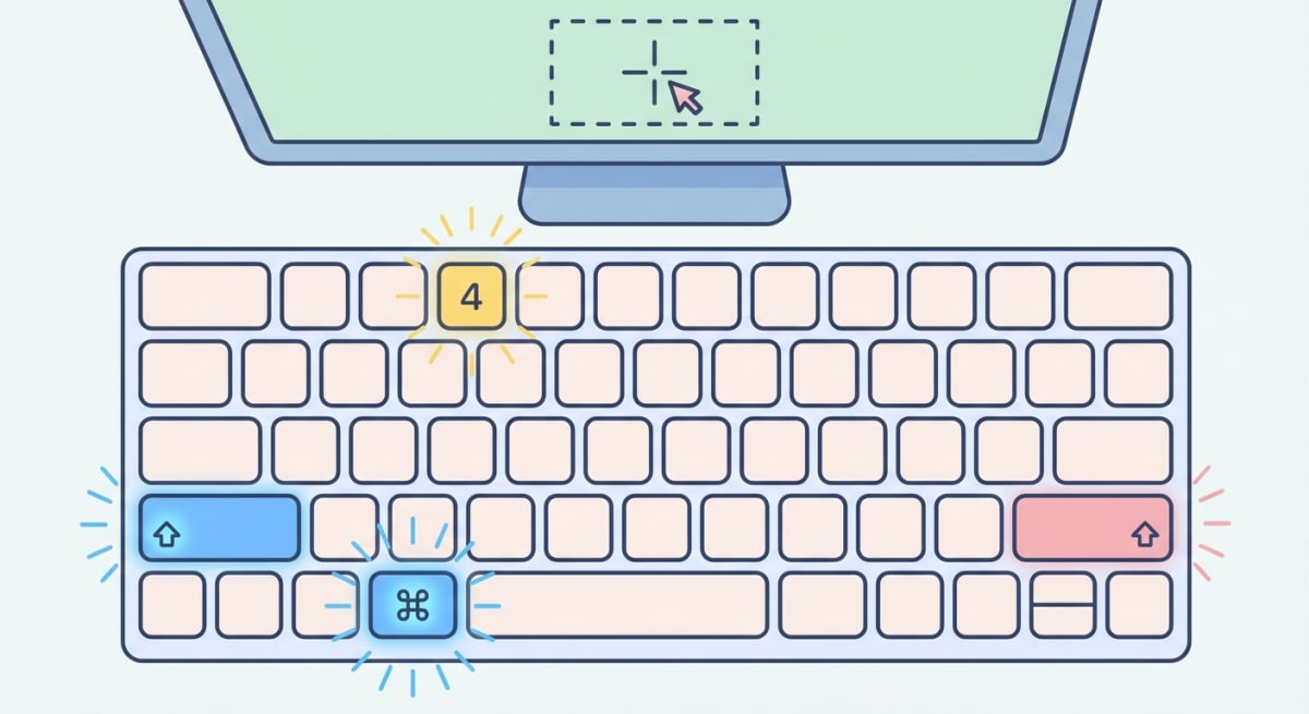 Mac keyboard shortcuts for Chrome screenshots
