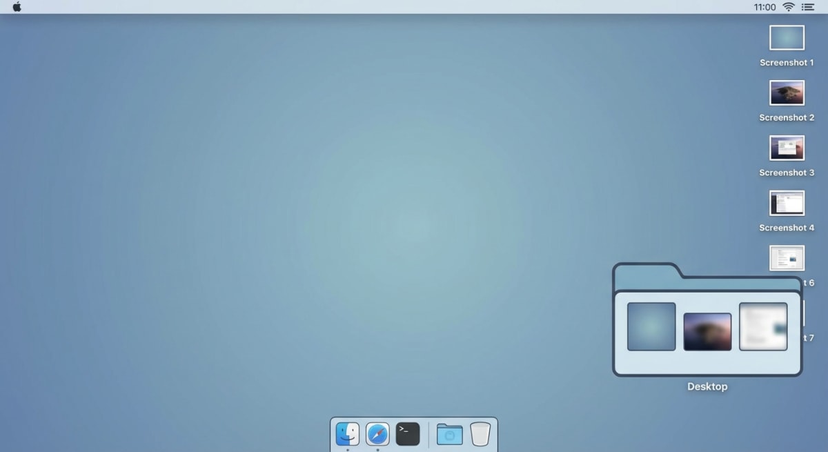 Mac screenshot location on Desktop