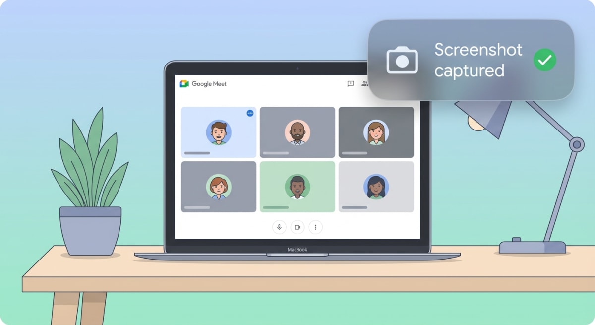 How to Screenshot Google Meet on Mac (4 Methods) | 2026