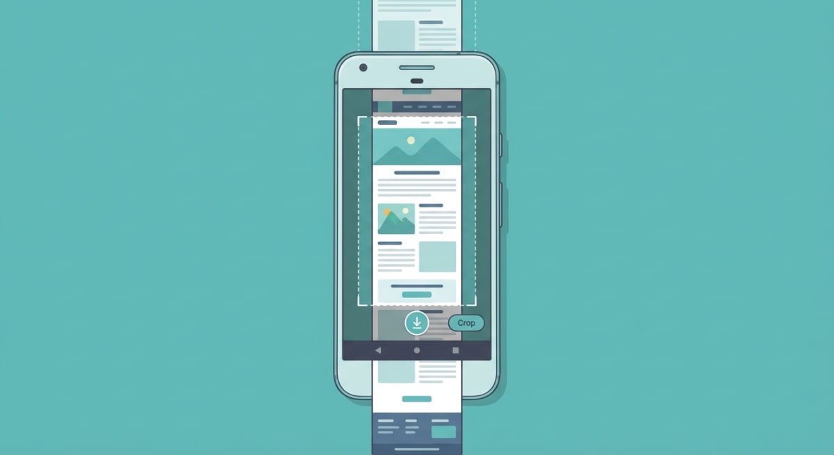 Android scrolling screenshot capture