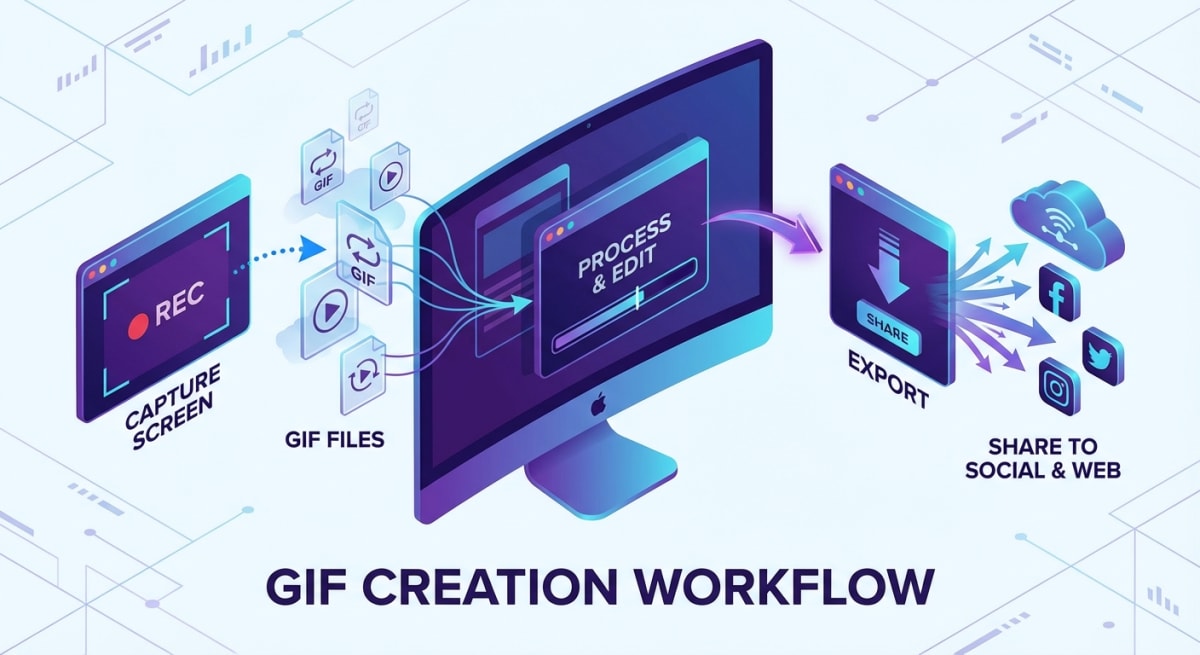 Screen to GIF export workflow on Mac