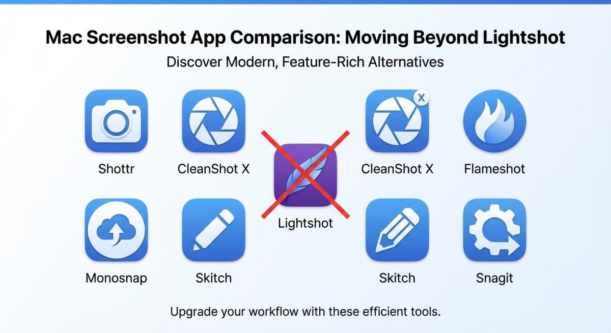 Lightshot alternatives comparison for Mac