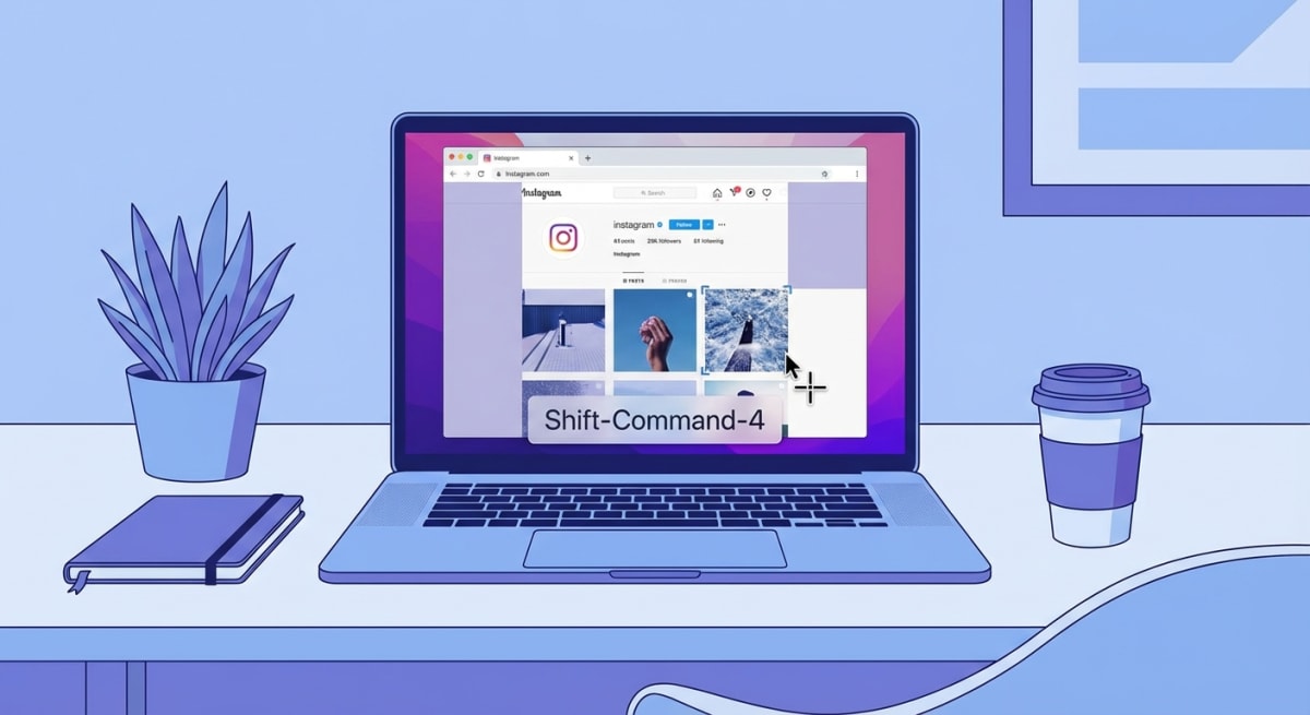 Capturing Instagram content on Mac desktop