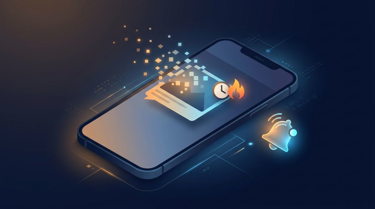 Telegram self-destruct media with screenshot notification alert