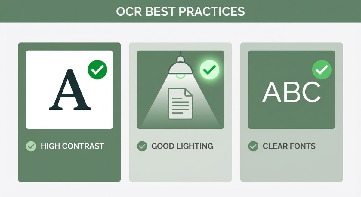 Tips for improving OCR accuracy on Mac