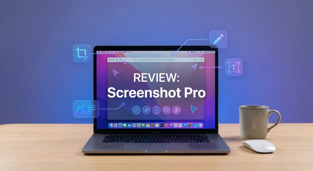 Shottr Mac review hero image showing screenshot tool interface