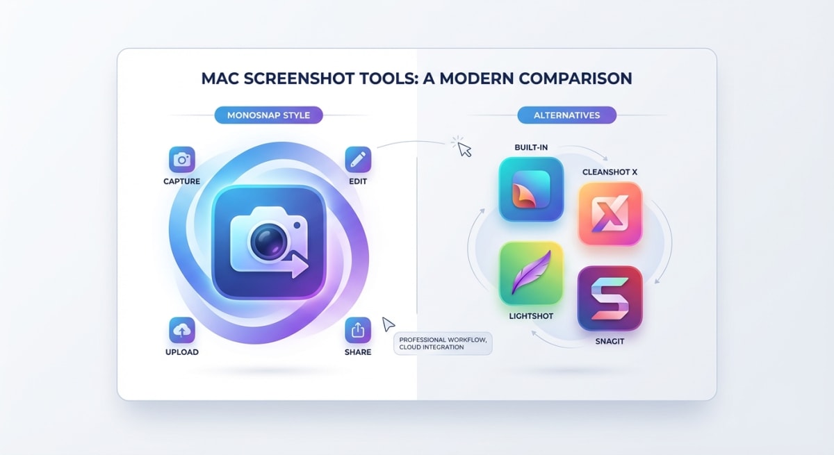 Best Monosnap alternatives for Mac comparison