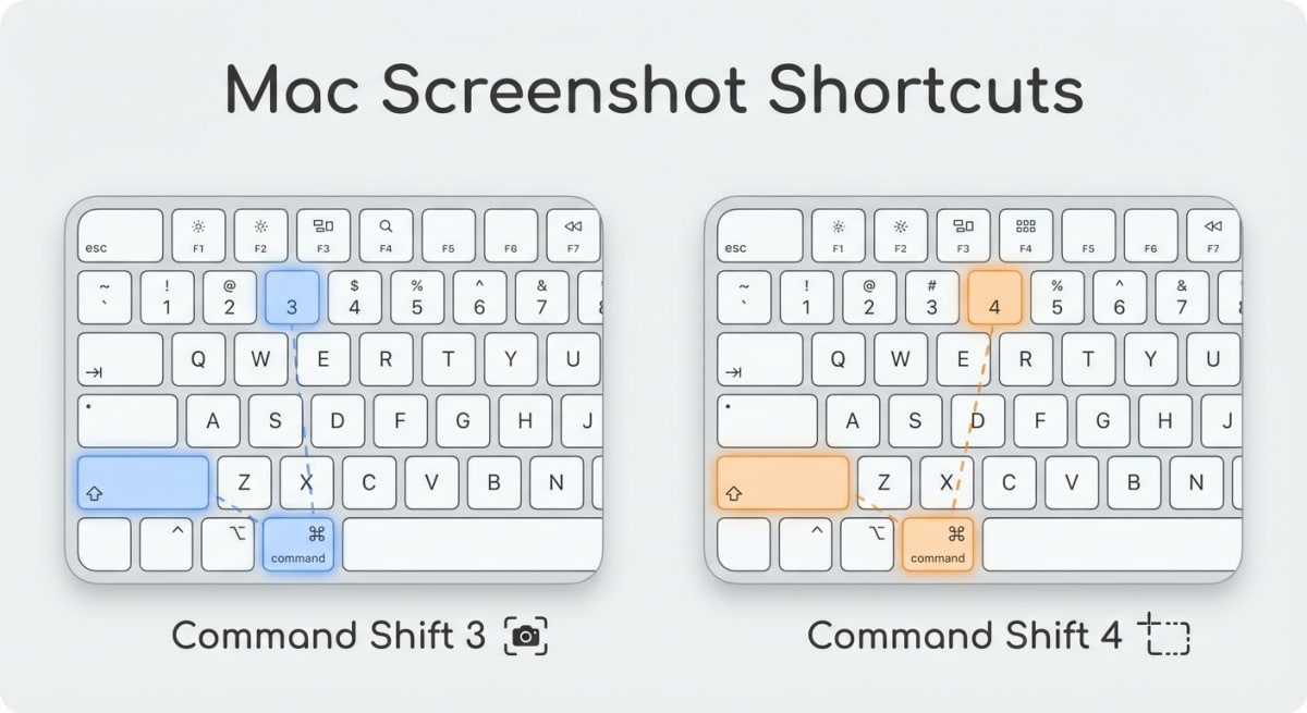 Mac screenshot keyboard shortcuts