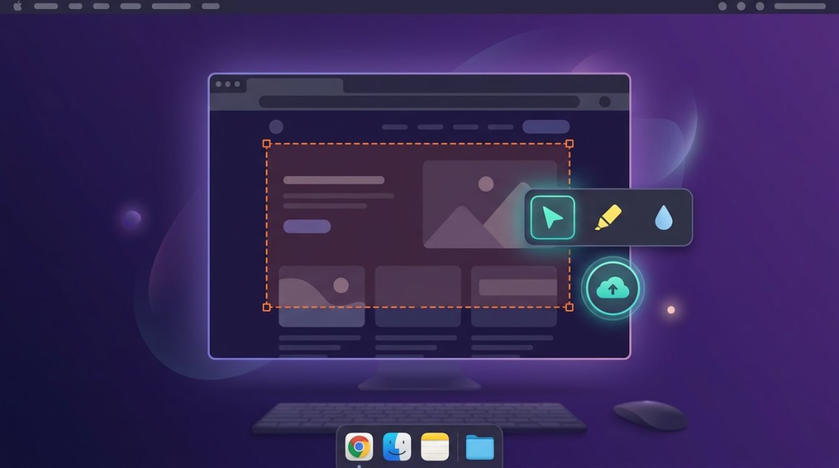 Capturing and annotating a Reddit thread on Mac with a screenshot tool overlay