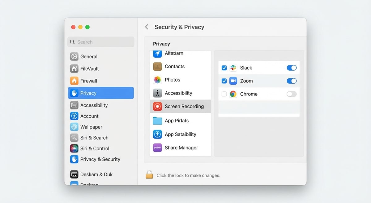 Mac screenshot settings and preferences