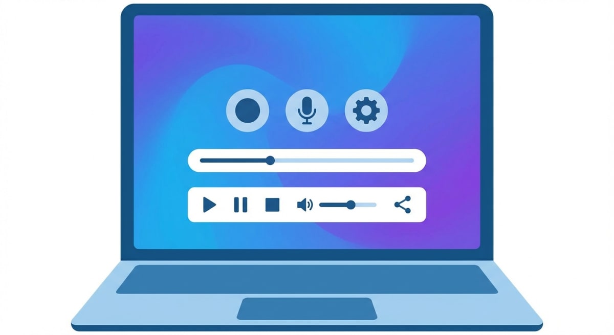 Windows GIF screen recording software interface
