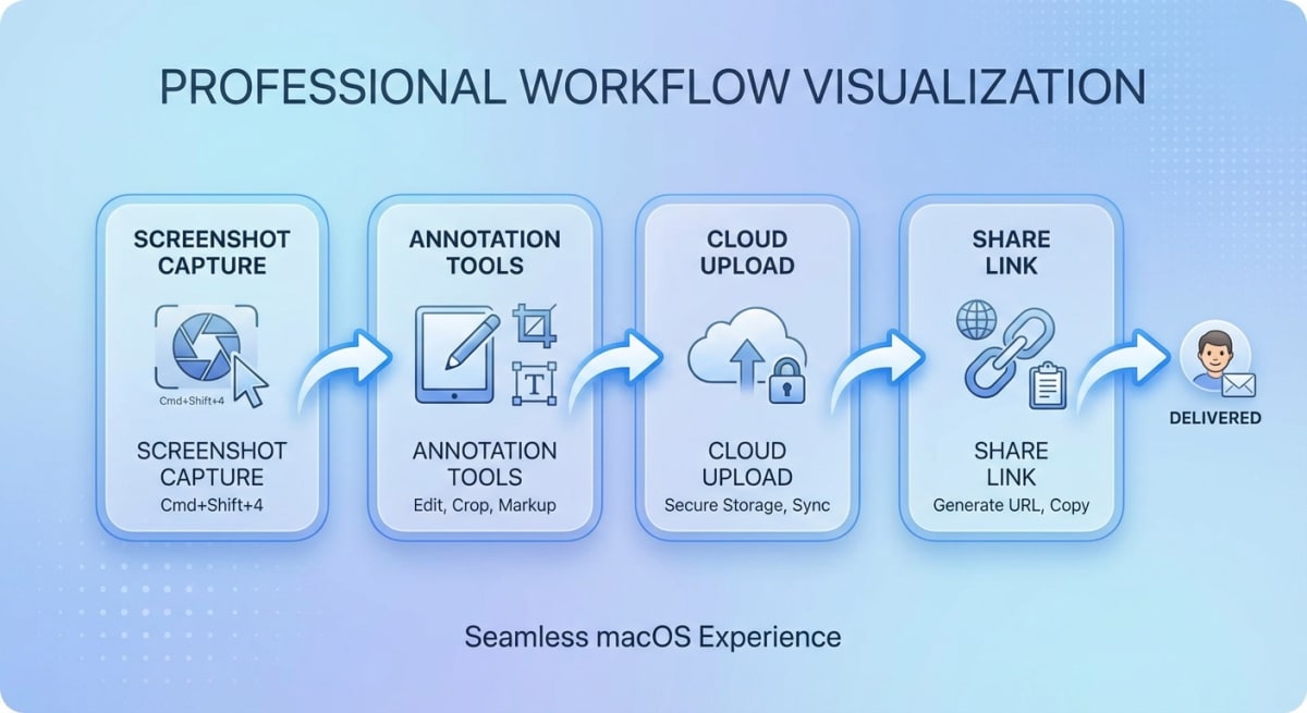Screenshot workflow on Mac