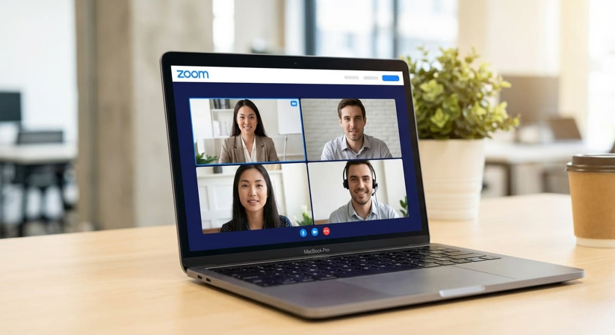 Video call screenshot on Mac