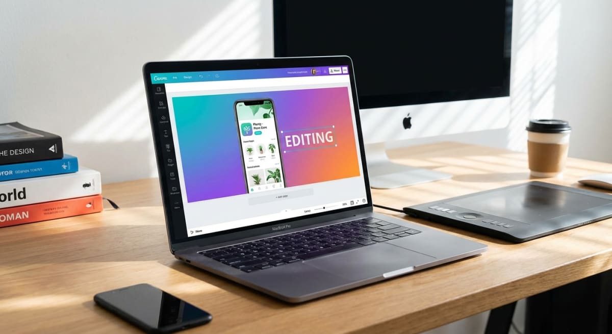 Canva screenshot editing workflow on Mac