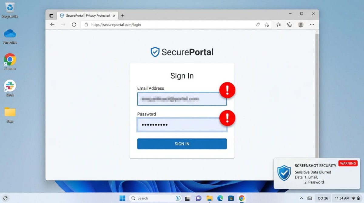 Windows screenshot with sensitive info blurred for privacy