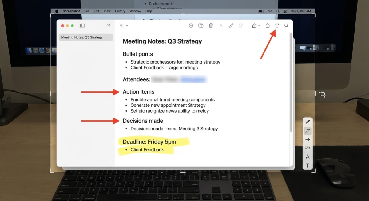 Annotating Zoom screenshots